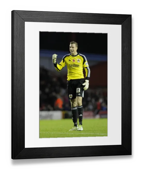 Framed Print : Bristol City: Celebrating FA Cup Upset - Elliott Parish and Jay Emmanuel-Thomas Framed Print : Bristol City: Celebrating FA Cup Upset - Elliott Parish and Jay Emmanuel-Thomas