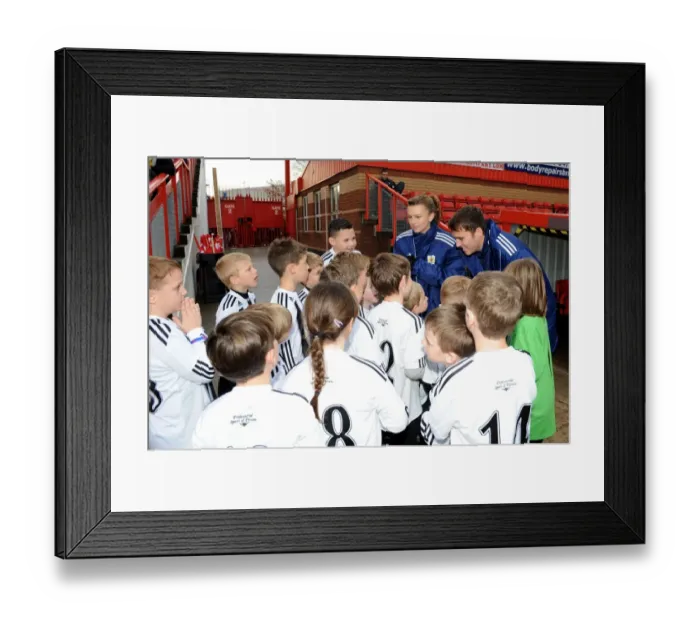 Framed Print : Bristol City Football Club: Community Trust Engages Flag Bearers Ahead of FA Cup Match vs Dagenham and Redbridge Framed Print : Bristol City Football Club: Community Trust Engages Flag Bearers Ahead of FA Cup Match vs Dagenham and Redbridge