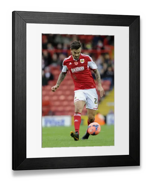 Framed Print : Marlon Pack in Action: FA Cup First Round - Bristol City vs Dagenham and Redbridge Framed Print : Marlon Pack in Action: FA Cup First Round - Bristol City vs Dagenham and Redbridge