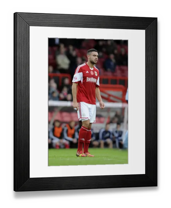 Framed Print : Derrick Williams in Action: FA Cup First Round - Bristol City vs Dagenham and Redbridge Framed Print : Derrick Williams in Action: FA Cup First Round - Bristol City vs Dagenham and Redbridge