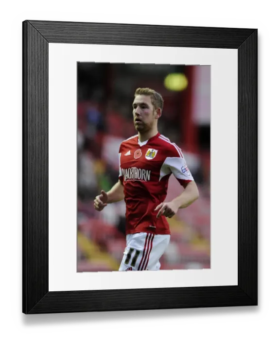 Framed Print : Bristol City's Scott Wagstaff in Action during FA Cup First Round against Dagenham and Redbridge at Ashton Gate Framed Print : Bristol City's Scott Wagstaff in Action during FA Cup First Round against Dagenham and Redbridge at Ashton Gate