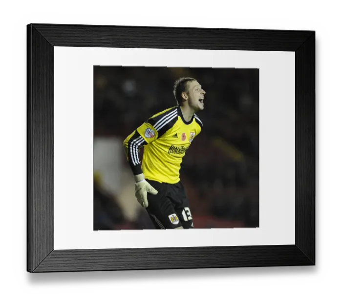 Framed Print : Bristol City: Elliott Parish in Action during FA Cup First Round at Ashton Gate Framed Print : Bristol City: Elliott Parish in Action during FA Cup First Round at Ashton Gate