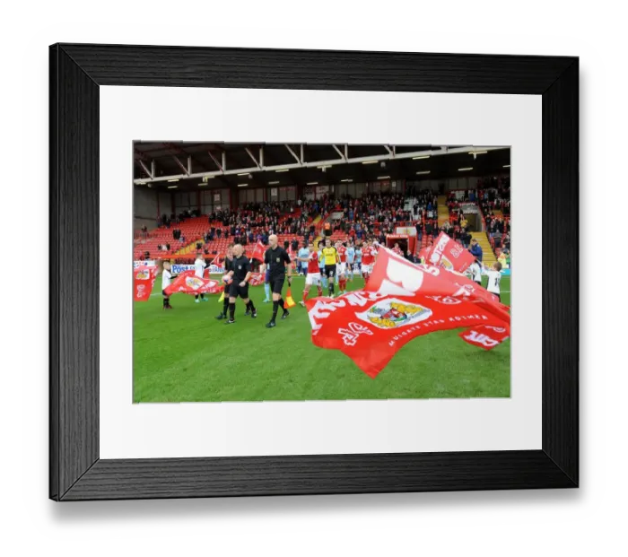 Framed Print : Bristol City vs Dagenham and Redbridge in FA Cup First Round at Ashton Gate Framed Print : Bristol City vs Dagenham and Redbridge in FA Cup First Round at Ashton Gate