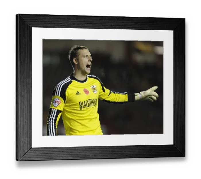 Framed Print : Bristol City's Elliott Parish in Action during FA Cup Match