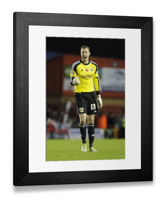 Framed Print : Bristol City: FA Cup Triumph - Parish and Emmanuel-Thomas's Unforgettable Goal Celebration Framed Print : Bristol City: FA Cup Triumph - Parish and Emmanuel-Thomas's Unforgettable Goal Celebration