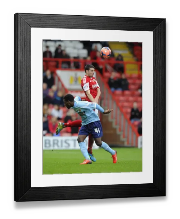 Framed Print : Battling for Supremacy: Moloney vs. Hines in the FA Cup Clash between Bristol City and Dagenham and Redbridge Framed Print : Battling for Supremacy: Moloney vs. Hines in the FA Cup Clash between Bristol City and Dagenham and Redbridge