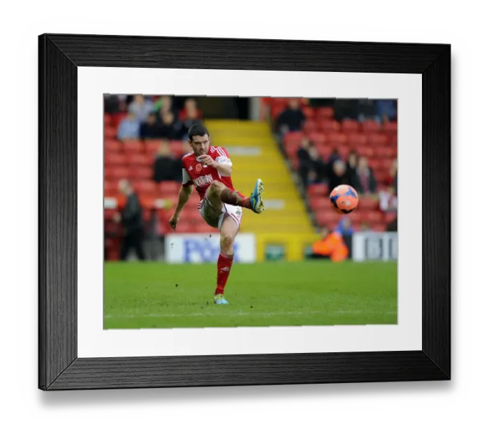 Framed Print : Brendan Moloney in Action: FA Cup First Round - Bristol City vs Dagenham and Redbridge Framed Print : Brendan Moloney in Action: FA Cup First Round - Bristol City vs Dagenham and Redbridge