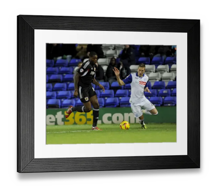 Framed Print : Jay Emmanuel-Thomas Outsmarts Jim McNulty: A Pivotal Moment in Bristol City's Sky Bet League One Victory