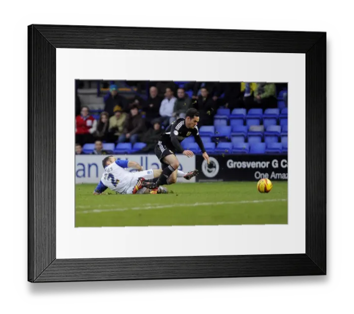 Framed Print : Intense Rivalry: A Football Battle – Greg Cunningham vs. Danny Holmes, Sky Bet League One, November 2013 Framed Print : Intense Rivalry: A Football Battle – Greg Cunningham vs. Danny Holmes, Sky Bet League One, November 2013