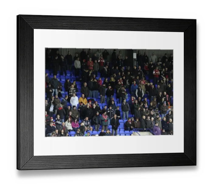 Framed Print : Bristol City Fans in Action at Tranmere vs. Bristol City, League One Football Match, November 2013 Framed Print : Bristol City Fans in Action at Tranmere vs. Bristol City, League One Football Match, November 2013