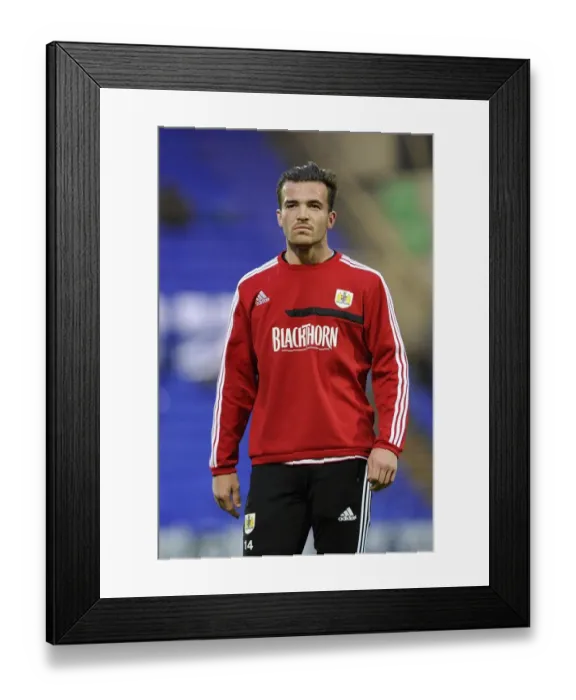 Framed Print : Mitch Brundle of Bristol City Faces Off Against Tranmere in Sky Bet League One Clash, November 2013
