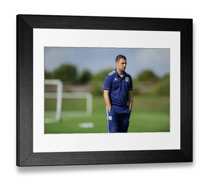 Framed Print : Bristol City U18 vs Brighton & Hove Albion U18: Carlos Anton Observes the Action Framed Print : Bristol City U18 vs Brighton & Hove Albion U18: Carlos Anton Observes the Action