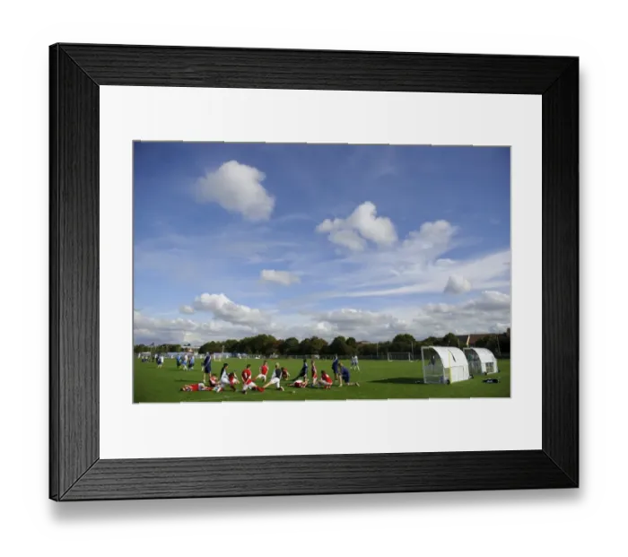 Framed Print : Bristol City U18s Show Sportsmanship After 2-1 Defeat