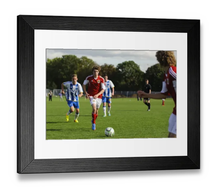 Framed Print : Tom Fry in Action: Bristol City U18 vs Brighton & Hove Albion U18, October 2013 Framed Print : Tom Fry in Action: Bristol City U18 vs Brighton & Hove Albion U18, October 2013