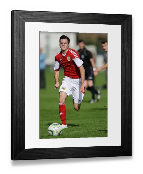 Framed Print : George Kellow: Star Performer for Bristol City U18 against Brighton & Hove Albion U18, October 2013
