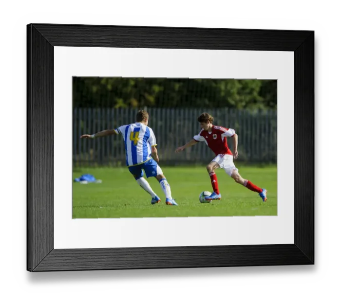 Framed Print : Clash of Young Talents: Tom Fry vs Matt Benham, Bristol City U18 vs Brighton & Hove Albion U18 Framed Print : Clash of Young Talents: Tom Fry vs Matt Benham, Bristol City U18 vs Brighton & Hove Albion U18