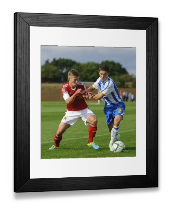 Framed Print : Intense Rivalry: Withey vs Barnett in U18 Professional Development League Clash between Bristol City and Brighton & Hove Albion Framed Print : Intense Rivalry: Withey vs Barnett in U18 Professional Development League Clash between Bristol City and Brighton & Hove Albion