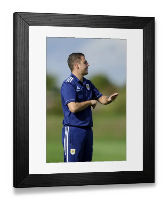 Framed Print : Bristol City U18 vs Brighton & Hove Albion U18: Carlos Anton Observes the Action