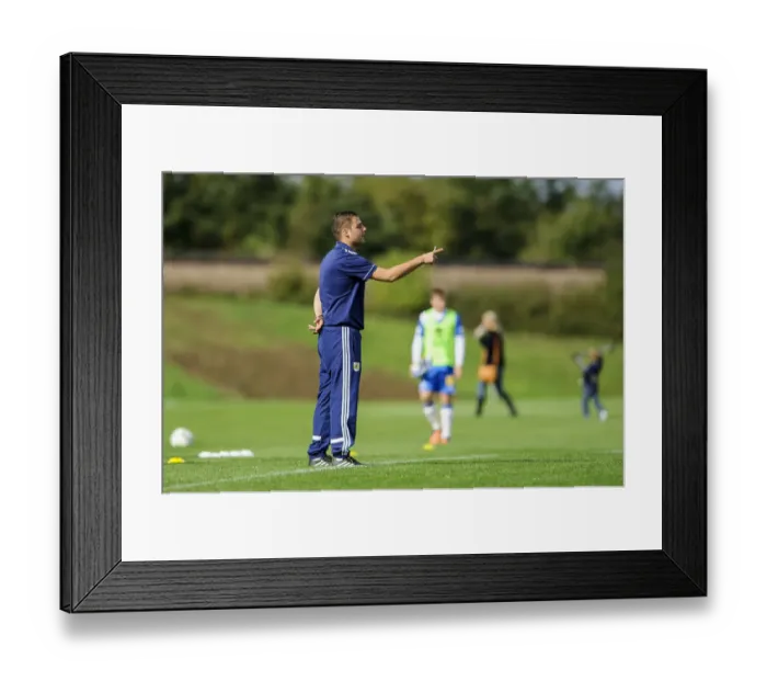 Framed Print : Bristol City U18 vs Brighton & Hove Albion U18: Carlos Anton Observes the Action Framed Print : Bristol City U18 vs Brighton & Hove Albion U18: Carlos Anton Observes the Action