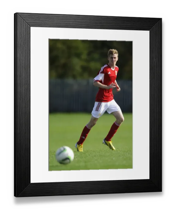 Framed Print : Intense Moment: Harry Paice Shines for Bristol City U18 Against Brighton & Hove Albion U18, October 5, 2013