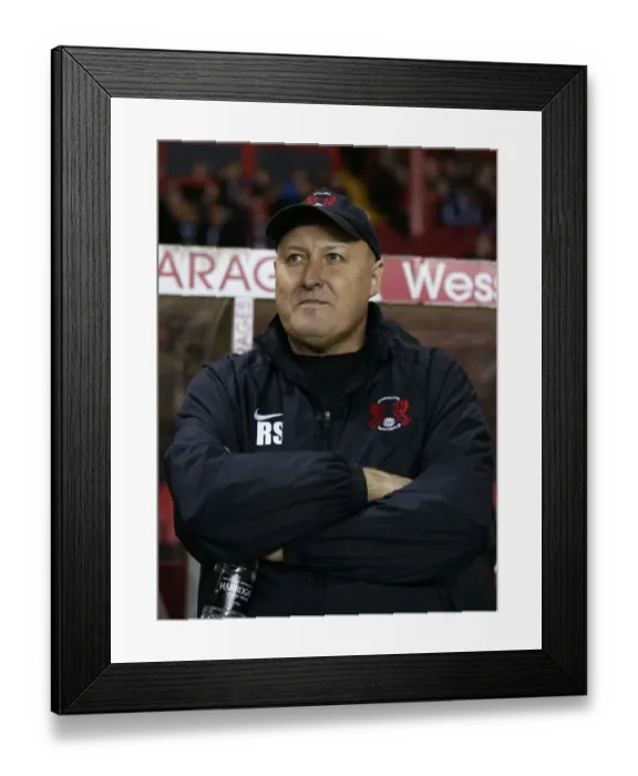 Framed Print : Russell Slade Goes Head-to-Head with Bristol City at Ashton Gate (November 2013) Framed Print : Russell Slade Goes Head-to-Head with Bristol City at Ashton Gate (November 2013)