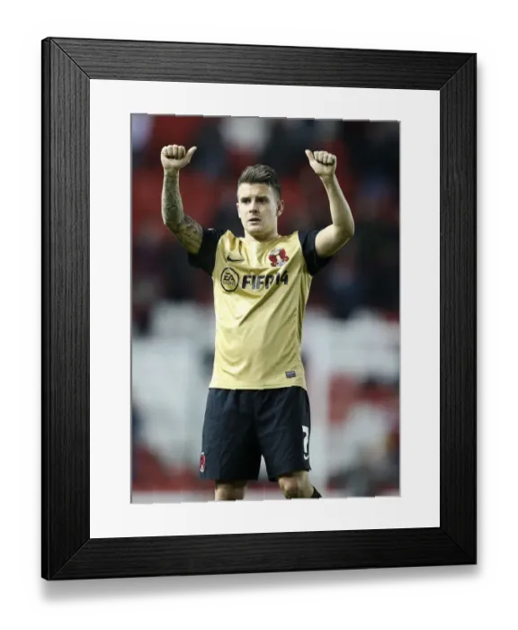 Framed Print : Dean Cox's Thumbs-Up: A Moment of Connection at Ashton Gate, November 2013 (Bristol City vs Leyton Orient) Framed Print : Dean Cox's Thumbs-Up: A Moment of Connection at Ashton Gate, November 2013 (Bristol City vs Leyton Orient)