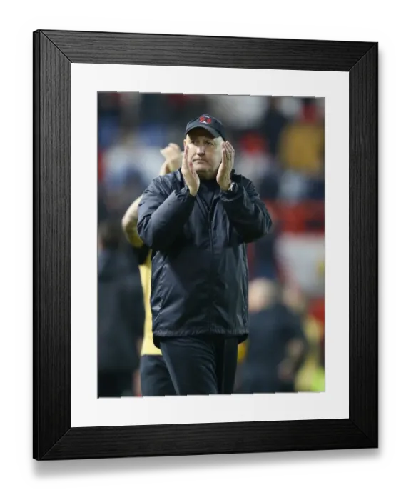 Framed Print : Russell Slade Applauding Leyton Orient Fans at Full-Time - Bristol City vs Leyton Orient, Sky Bet League One (November 2013) Framed Print : Russell Slade Applauding Leyton Orient Fans at Full-Time - Bristol City vs Leyton Orient, Sky Bet League One (November 2013)