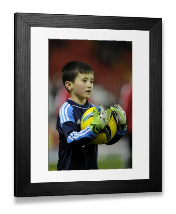 Framed Print : Rivalry on the Pitch: A Football Battle - Bristol City vs Leyton Orient (November 2013) - Ashton Gate