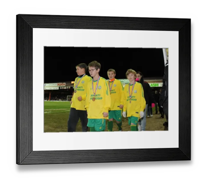 Framed Print : Half Time Parade at Ashton Gate: Bristol City vs. Leyton Orient, Sky Bet League One Framed Print : Half Time Parade at Ashton Gate: Bristol City vs. Leyton Orient, Sky Bet League One