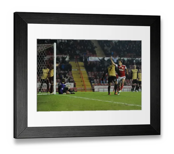 Framed Print : Bristol City's Sam Baldock Celebrates Goal Against Leyton Orient in Sky Bet League One (November 2013) Framed Print : Bristol City's Sam Baldock Celebrates Goal Against Leyton Orient in Sky Bet League One (November 2013)
