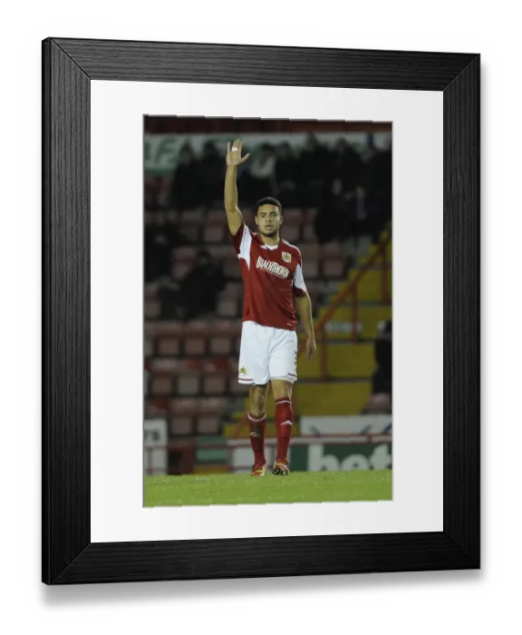 Framed Print : Derrick Williams Focuses on the Ball during Bristol City vs Leyton Orient Match, Sky Bet League One, 2013 Framed Print : Derrick Williams Focuses on the Ball during Bristol City vs Leyton Orient Match, Sky Bet League One, 2013