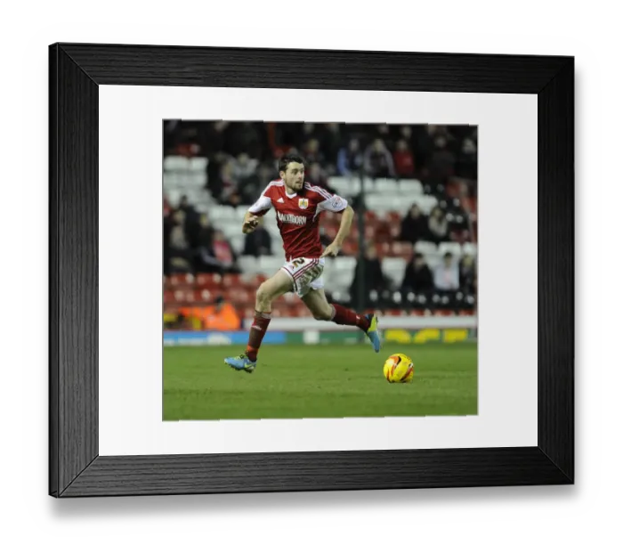 Framed Print : Brendan Moloney in Action: Bristol City vs Leyton Orient, Sky Bet League One, 2013 Framed Print : Brendan Moloney in Action: Bristol City vs Leyton Orient, Sky Bet League One, 2013