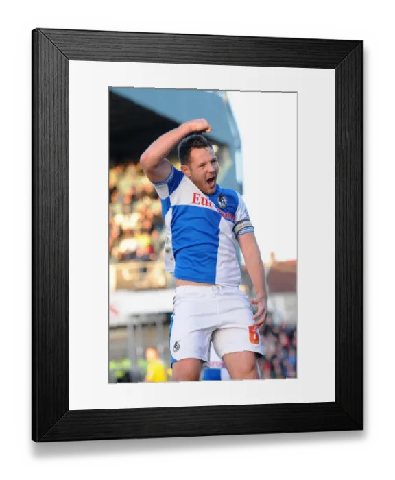Framed Print : Tom Parkes Scores the Thrilling Winner for Bristol Rovers Against AFC Wimbledon, Sky Bet League Two, 2013 Framed Print : Tom Parkes Scores the Thrilling Winner for Bristol Rovers Against AFC Wimbledon, Sky Bet League Two, 2013