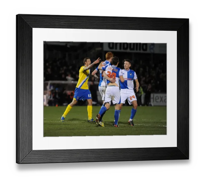 Framed Print : Bristol Rovers Celebrate Matt Harrold's Goal Against AFC Wimbledon, Memorial Stadium, 2013 Framed Print : Bristol Rovers Celebrate Matt Harrold's Goal Against AFC Wimbledon, Memorial Stadium, 2013