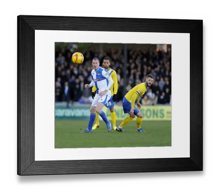 Framed Print : Intense Focus: David Clarkson at Memorial Stadium during Bristol Rovers vs AFC Wimbledon, November 2013 Framed Print : Intense Focus: David Clarkson at Memorial Stadium during Bristol Rovers vs AFC Wimbledon, November 2013