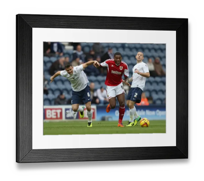 Framed Print : Jay Emmanuel-Thomas Beats Bailey Wright: Preston North End vs. Bristol City, Sky Bet League One, 2013 Framed Print : Jay Emmanuel-Thomas Beats Bailey Wright: Preston North End vs. Bristol City, Sky Bet League One, 2013
