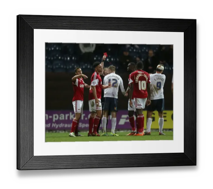 Framed Print : Brawl at Deepdale: Gallagher and Osborne Ejected in Preston North End vs. Bristol City Clash Framed Print : Brawl at Deepdale: Gallagher and Osborne Ejected in Preston North End vs. Bristol City Clash