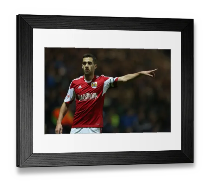 Framed Print : Sam Baldock of Bristol City in Action Against Preston North End, November 2013 Framed Print : Sam Baldock of Bristol City in Action Against Preston North End, November 2013