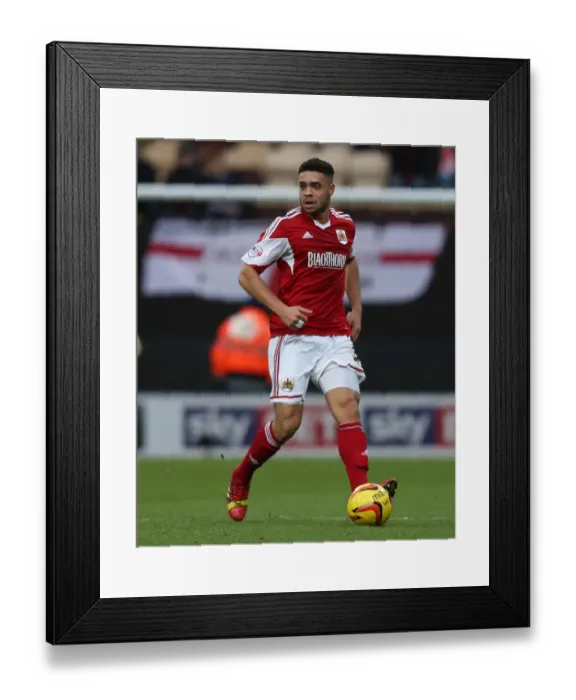 Framed Print : Derrick Williams in Action: Preston North End vs. Bristol City, Sky Bet League One, 2013 Framed Print : Derrick Williams in Action: Preston North End vs. Bristol City, Sky Bet League One, 2013