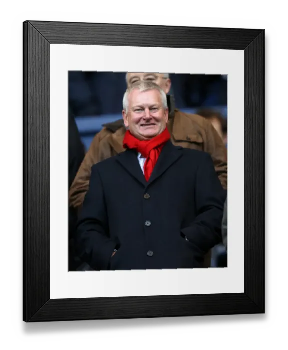 Framed Print : Steve Lansdown Amidst the Action: Chairman's Passionate Presence at Preston North End's Deepdale Framed Print : Steve Lansdown Amidst the Action: Chairman's Passionate Presence at Preston North End's Deepdale