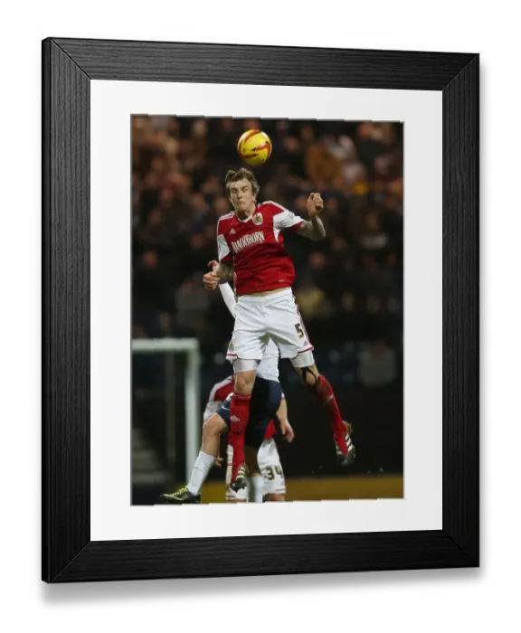 Framed Print : Aden Flint of Bristol City in Action Against Preston North End, Sky Bet League One, November 2013 Framed Print : Aden Flint of Bristol City in Action Against Preston North End, Sky Bet League One, November 2013