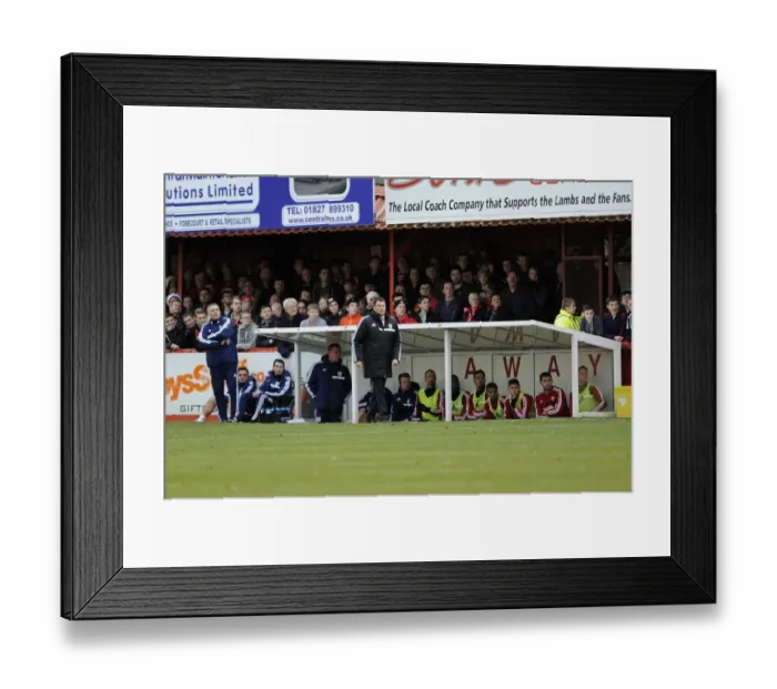 Framed Print : Steve Cotterill Leads Bristol City in FA Cup Battle at Tamworth, 08 / 12 / 2013 Framed Print : Steve Cotterill Leads Bristol City in FA Cup Battle at Tamworth, 08 / 12 / 2013