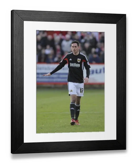 Framed Print : Greg Cunningham of Bristol City in FA Cup Action at Tamworth, 2013 Framed Print : Greg Cunningham of Bristol City in FA Cup Action at Tamworth, 2013