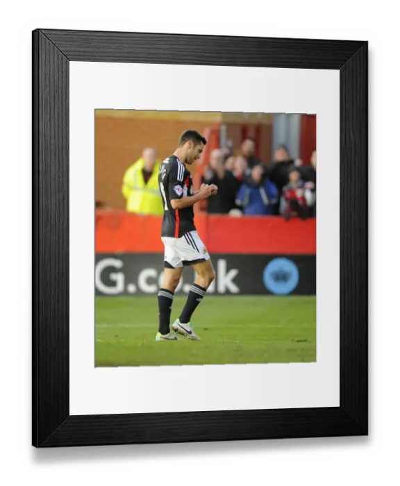 Framed Print : Sam Baldock's FA Cup Goal Celebration: Bristol City's Triumph at Tamworth Framed Print : Sam Baldock's FA Cup Goal Celebration: Bristol City's Triumph at Tamworth