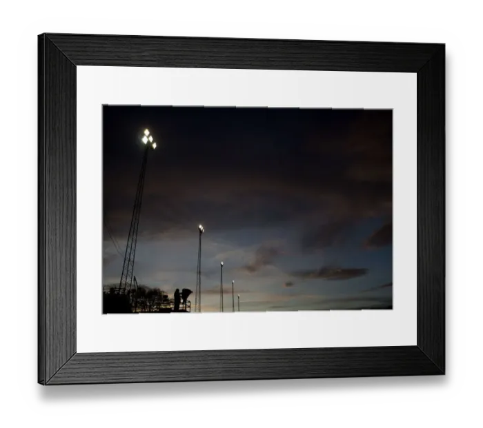 Framed Print : Sunset at The Lamb Ground: FA Cup Second Round - Tamworth vs. Bristol City (Joe Meredith / JMP) Framed Print : Sunset at The Lamb Ground: FA Cup Second Round - Tamworth vs. Bristol City (Joe Meredith / JMP)