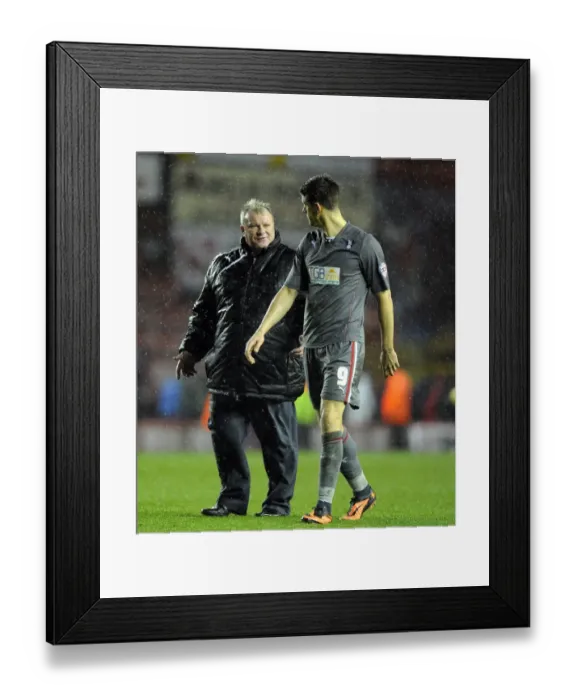 Framed Print : Steve Evans and Alex Revell of Rotherham United Depart After Loss to Bristol City Framed Print : Steve Evans and Alex Revell of Rotherham United Depart After Loss to Bristol City