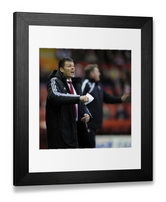 Framed Print : Steve Cotterill Leads Bristol City in Sky Bet League One Clash Against Rotherham United, December 2013 Framed Print : Steve Cotterill Leads Bristol City in Sky Bet League One Clash Against Rotherham United, December 2013