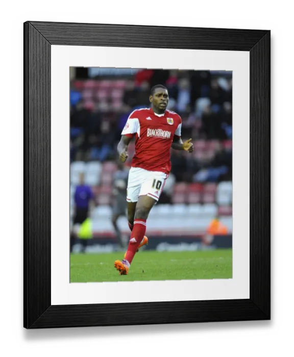 Framed Print : Bristol City's Jay Emmanuel-Thomas in Action against Rotherham United, Sky Bet League One, Ashton Gate Framed Print : Bristol City's Jay Emmanuel-Thomas in Action against Rotherham United, Sky Bet League One, Ashton Gate