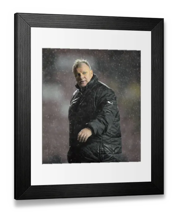 Framed Print : Steve Evans Goes Head-to-Head with Bristol City in Sky Bet League One Clash, December 2013 Framed Print : Steve Evans Goes Head-to-Head with Bristol City in Sky Bet League One Clash, December 2013