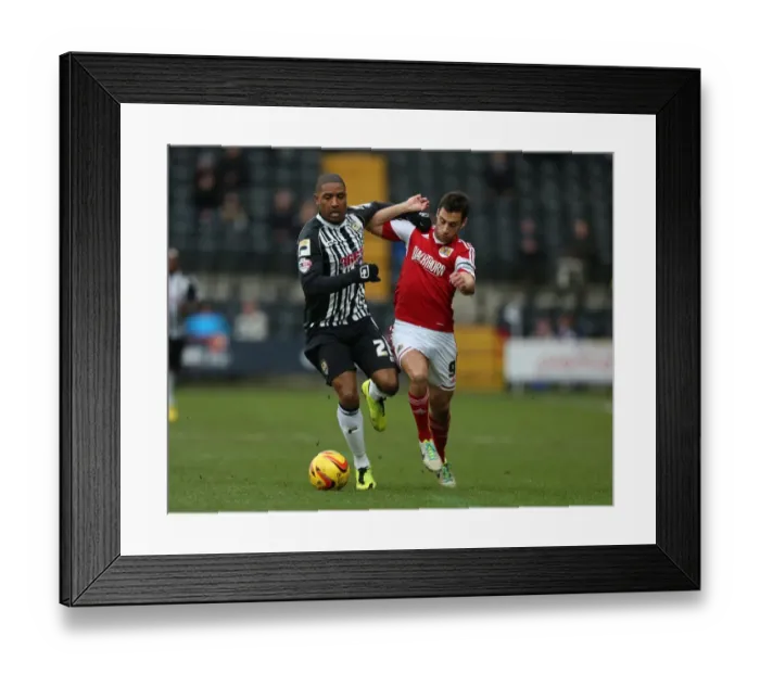 Framed Print : Notts County v Bristol City 211213
